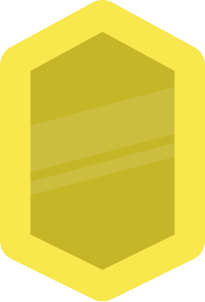Gold level badge